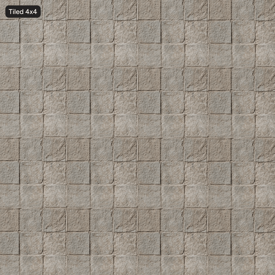Weathered Large Format Stone Tile Texture, Light Grey