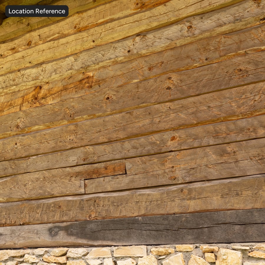 Rough Hewn Wood Wall Texture, Honeywood