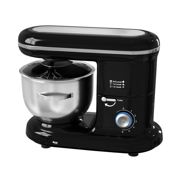 Stand Mixer Model, Black & Silver