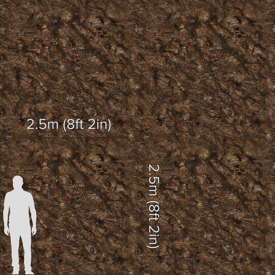 Natural Rocky Ground Texture, Brown