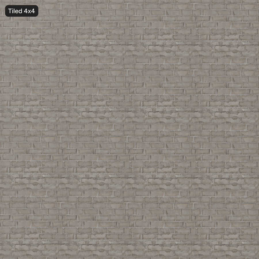 Rough Mortared Grooved Concrete Block Wall Texture