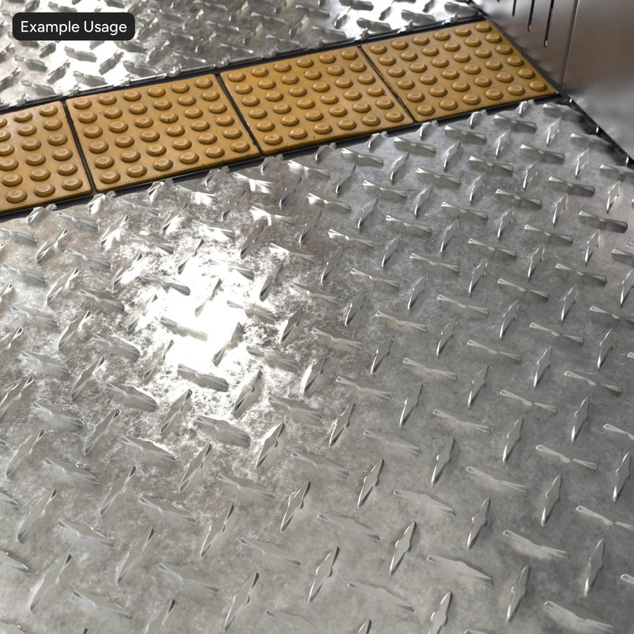 Textura metálica de placa com padrão de diamante desgastado