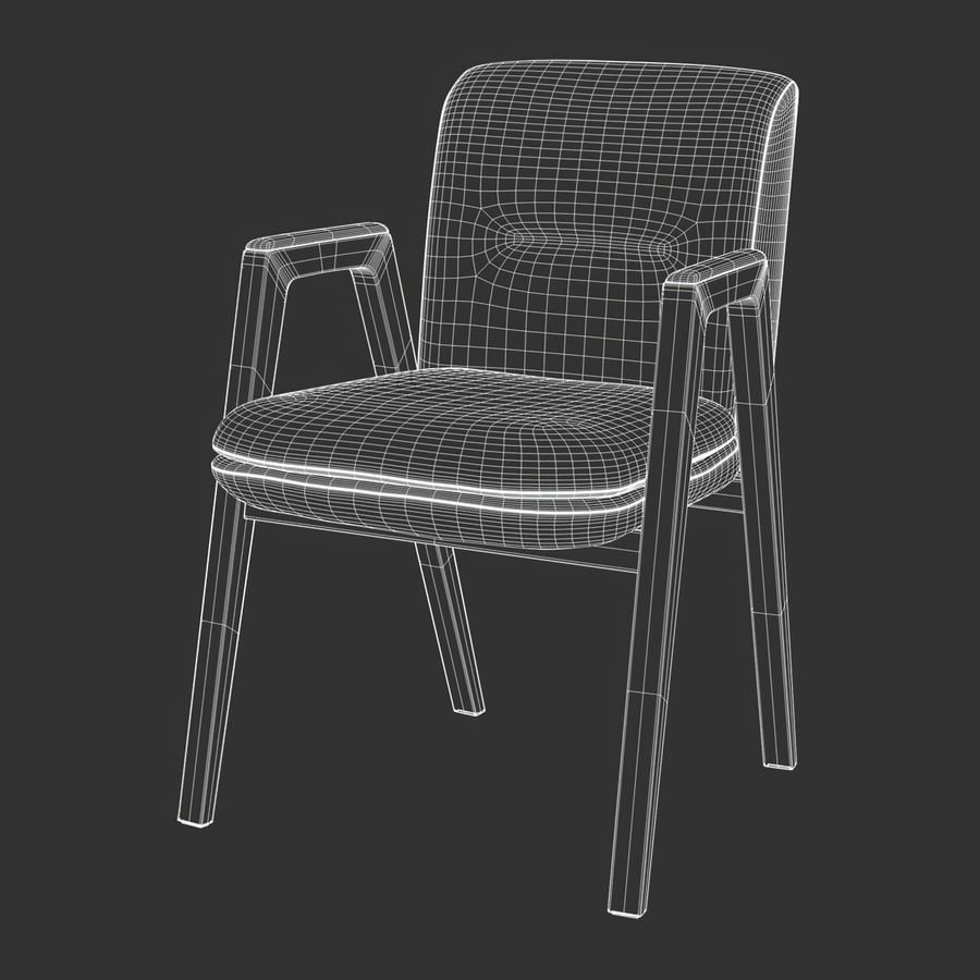 Réplica da cadeira Minotti Esterna, cinza claro