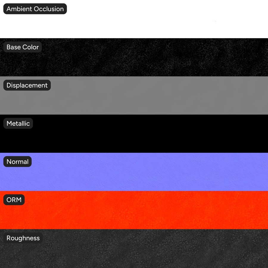 Glazed Ceramic Pottery Texture, Glossy Black