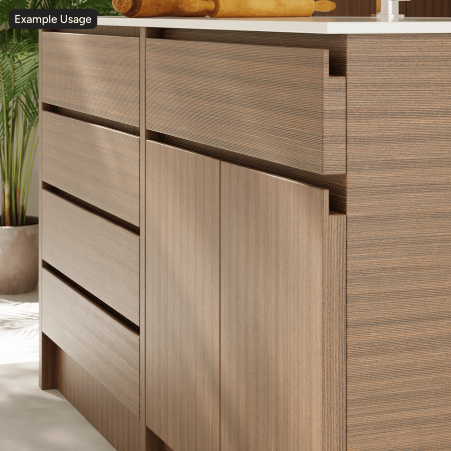Slip Match Oak Wood Veneer Texture, Mocha