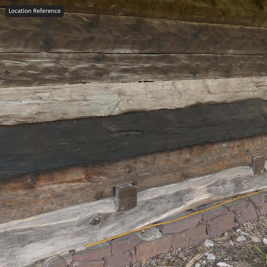 Oude houten lambrisering muurtextuur