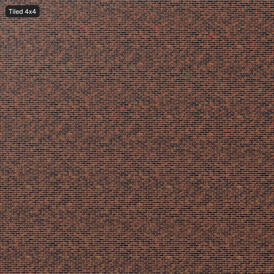 Sandfaced Running Bond Brick Wall Texture, Orange
