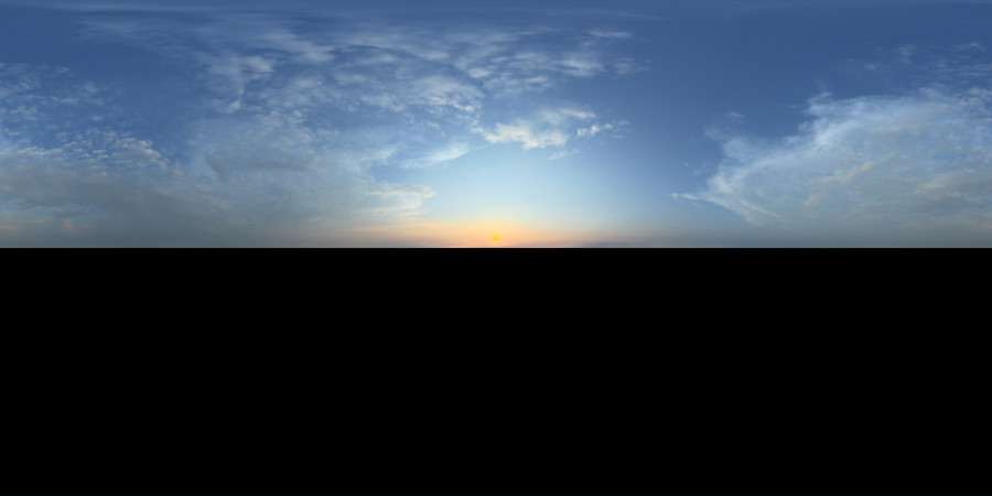 Hazy Sunset Outdoor Sky HDRI