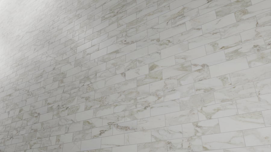 Tiles Rectangular Marble 001