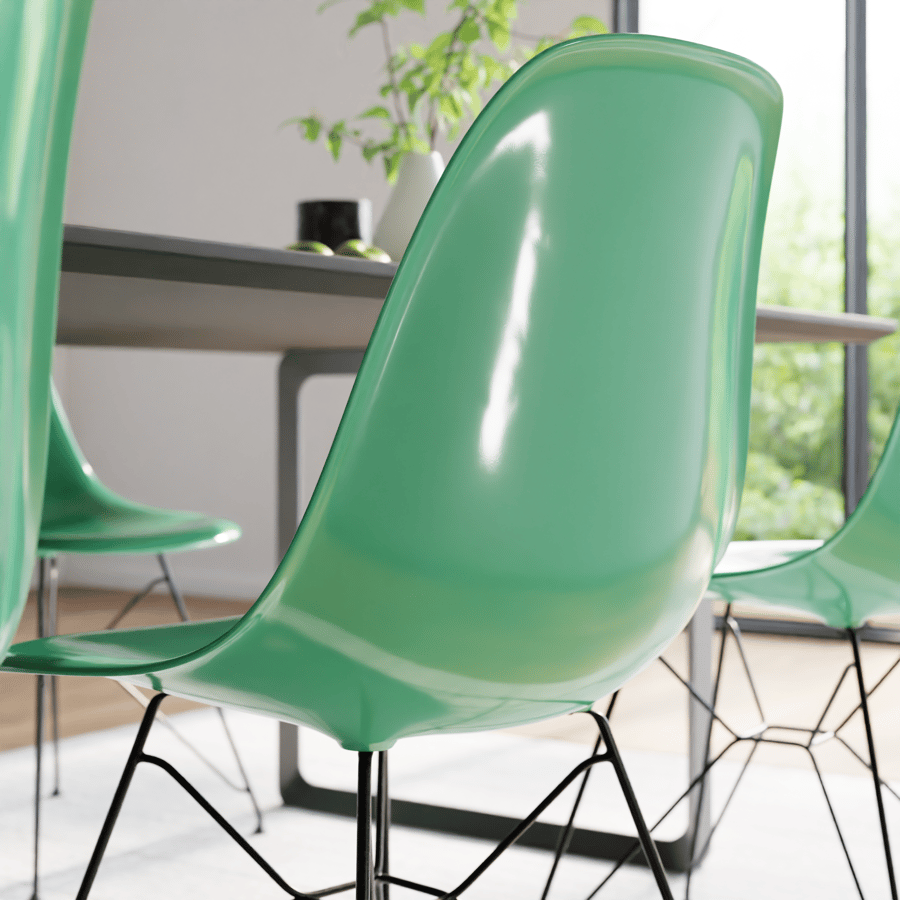 Textura de plástico ABS, verde