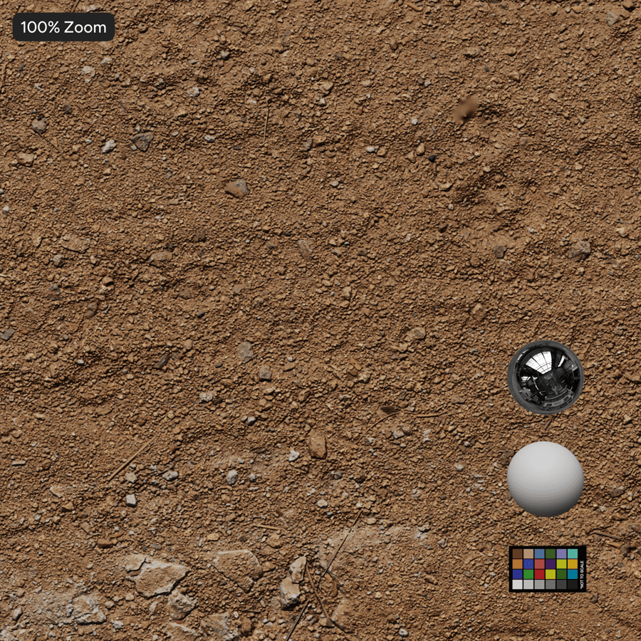 Coarse Gravel and Dirt Road Texture