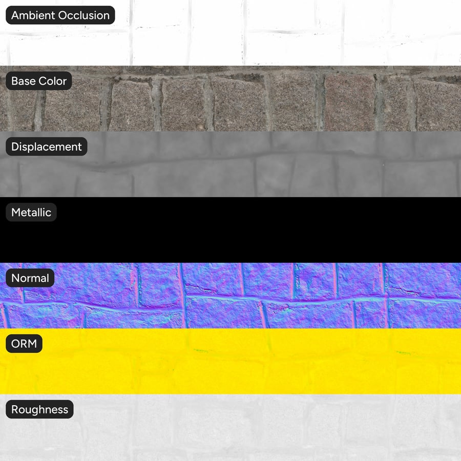 거친 잔해 돌벽 텍스처, 회색
