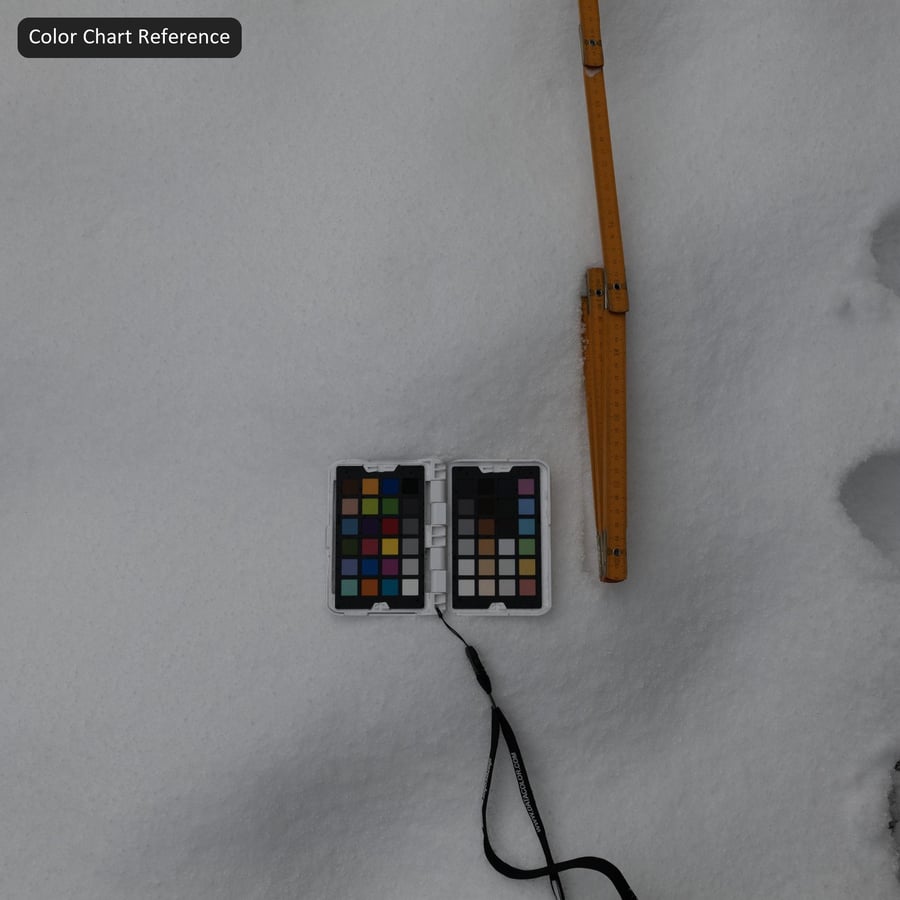 Текстура свежего густого снега