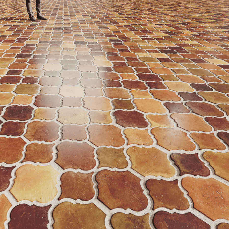 Saltillo Riviera Terracotta Tile Texture