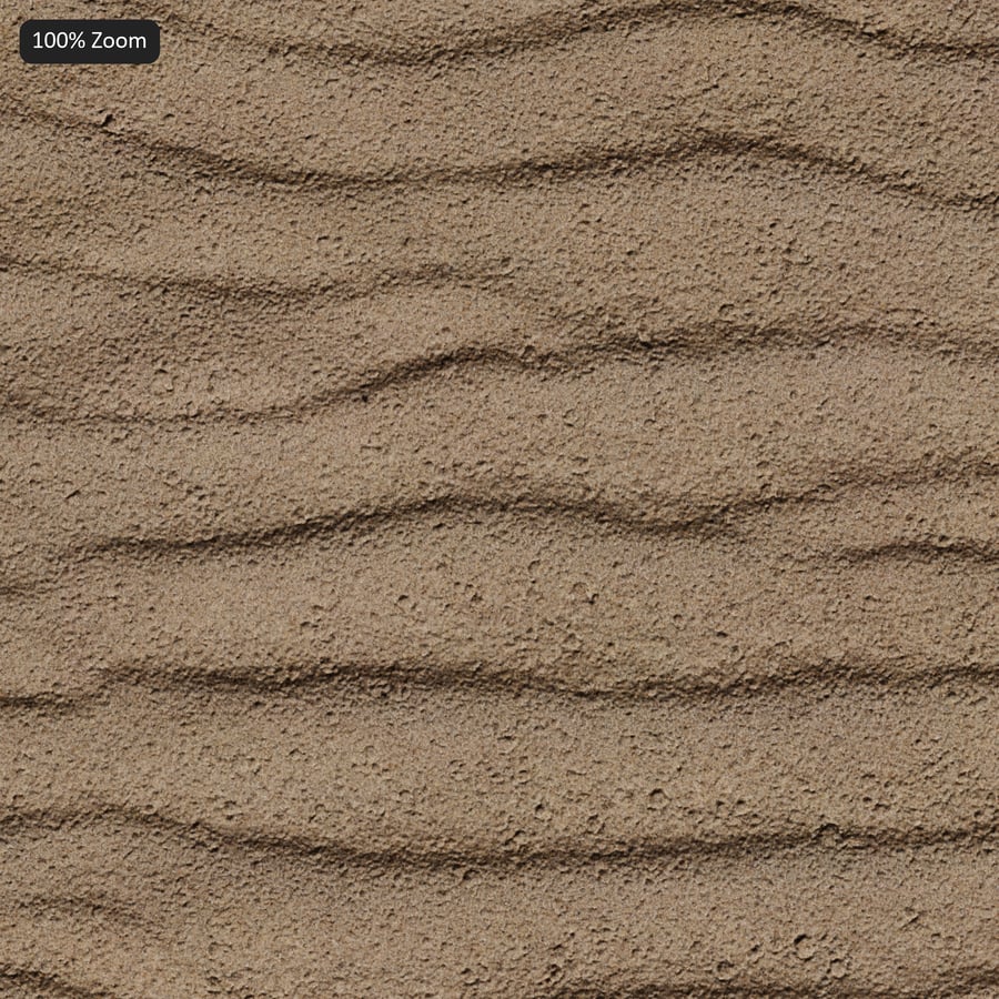 Textura de areia molhada ondulada