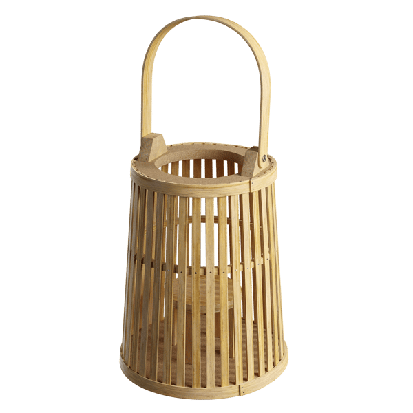 Wicker Bamboo Lantern Model