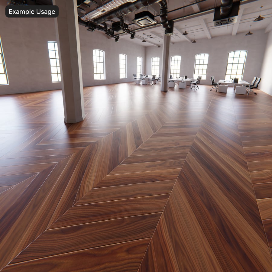 Textura de tábua de madeira Chevron Walnut, âmbar