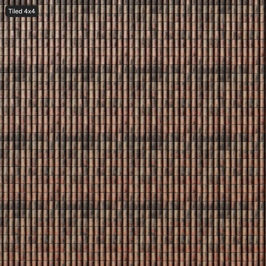 Textura de telhas de cimento envelhecidas, laranja