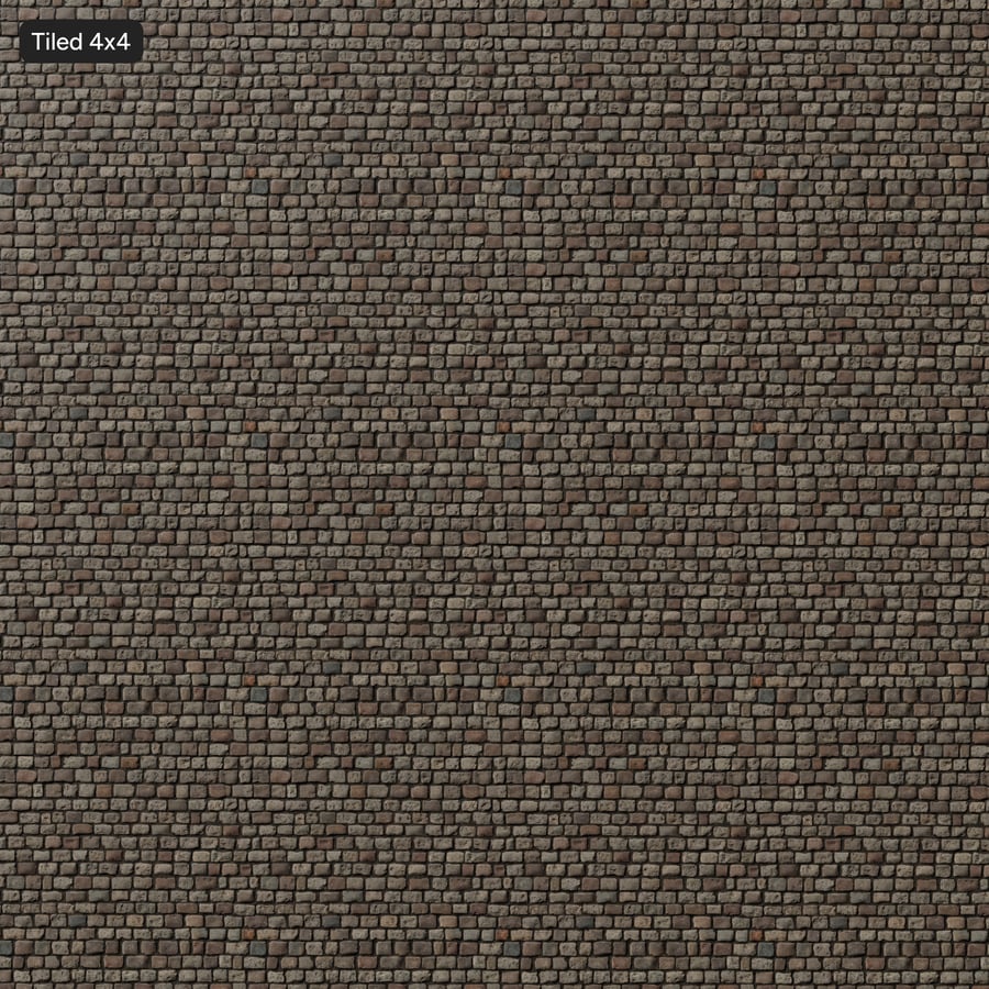 Textura de piso de paralelepípedos enlameados, misto