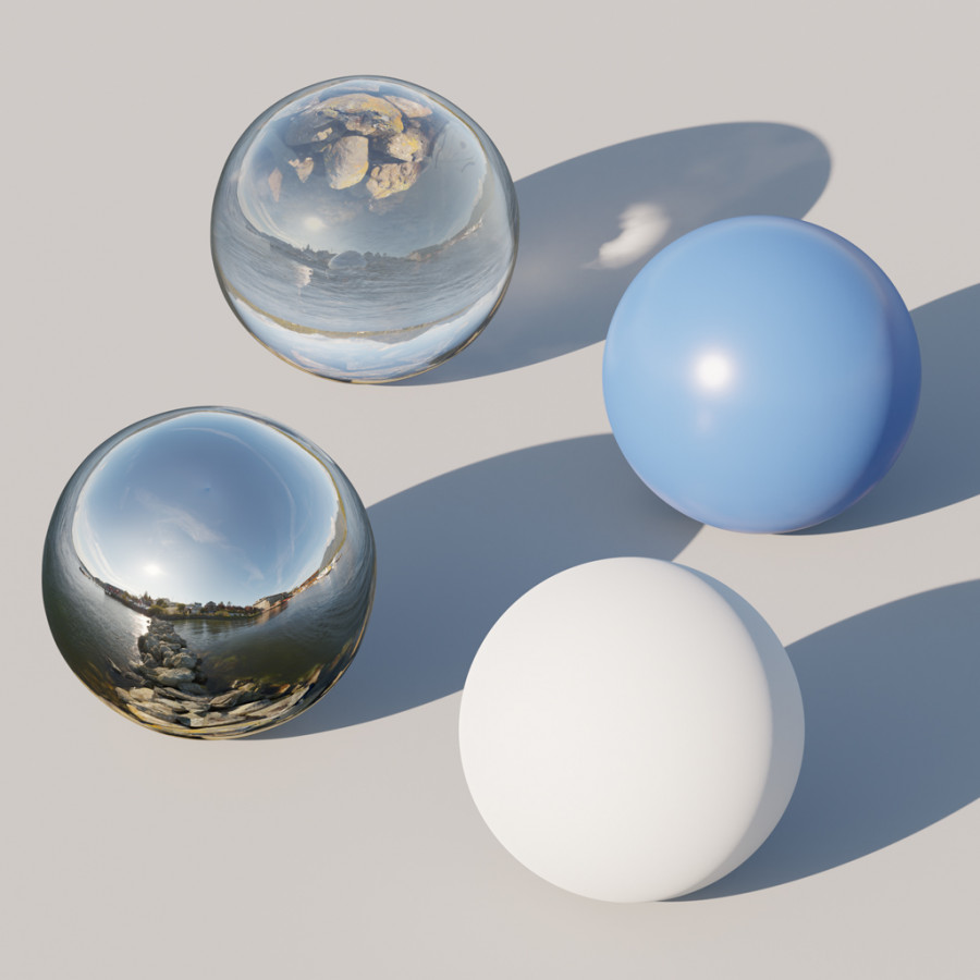 Пляж Тофіно в ясний день, HDRI