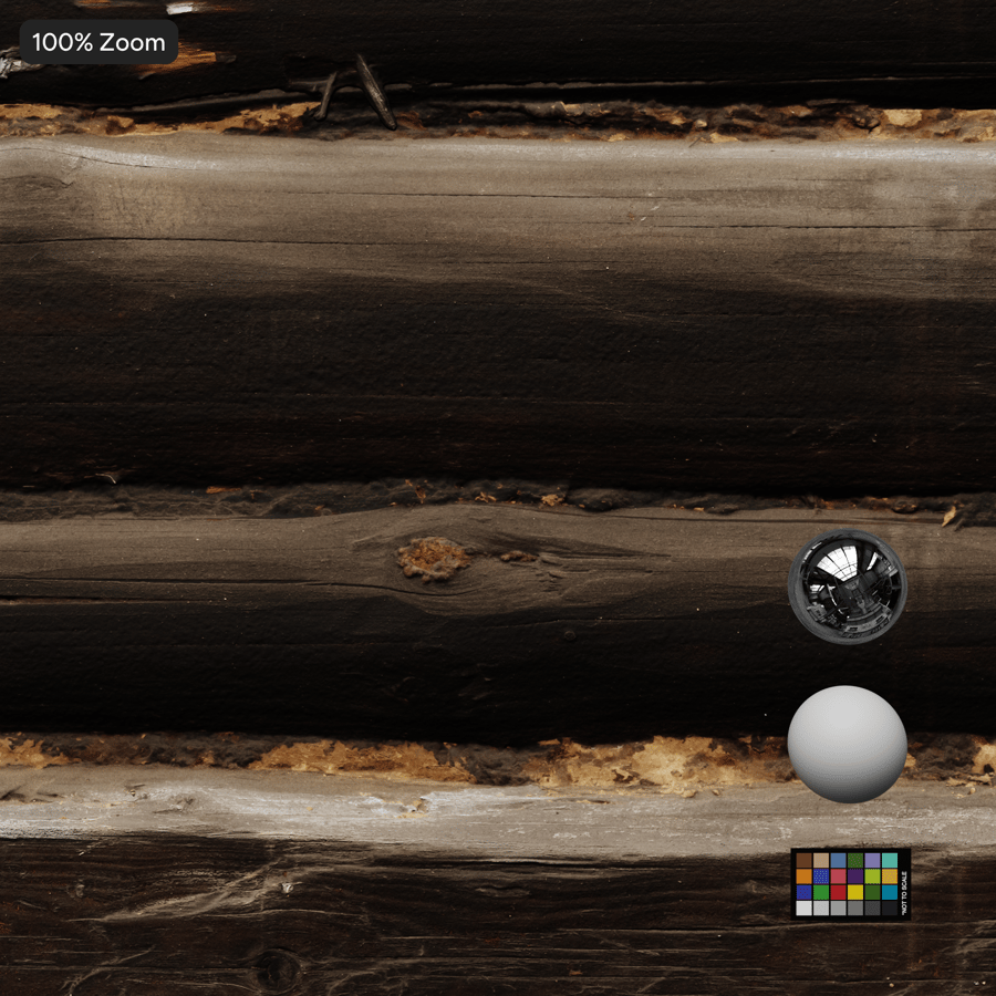 Rustic Wood Log Siding Wall Texture