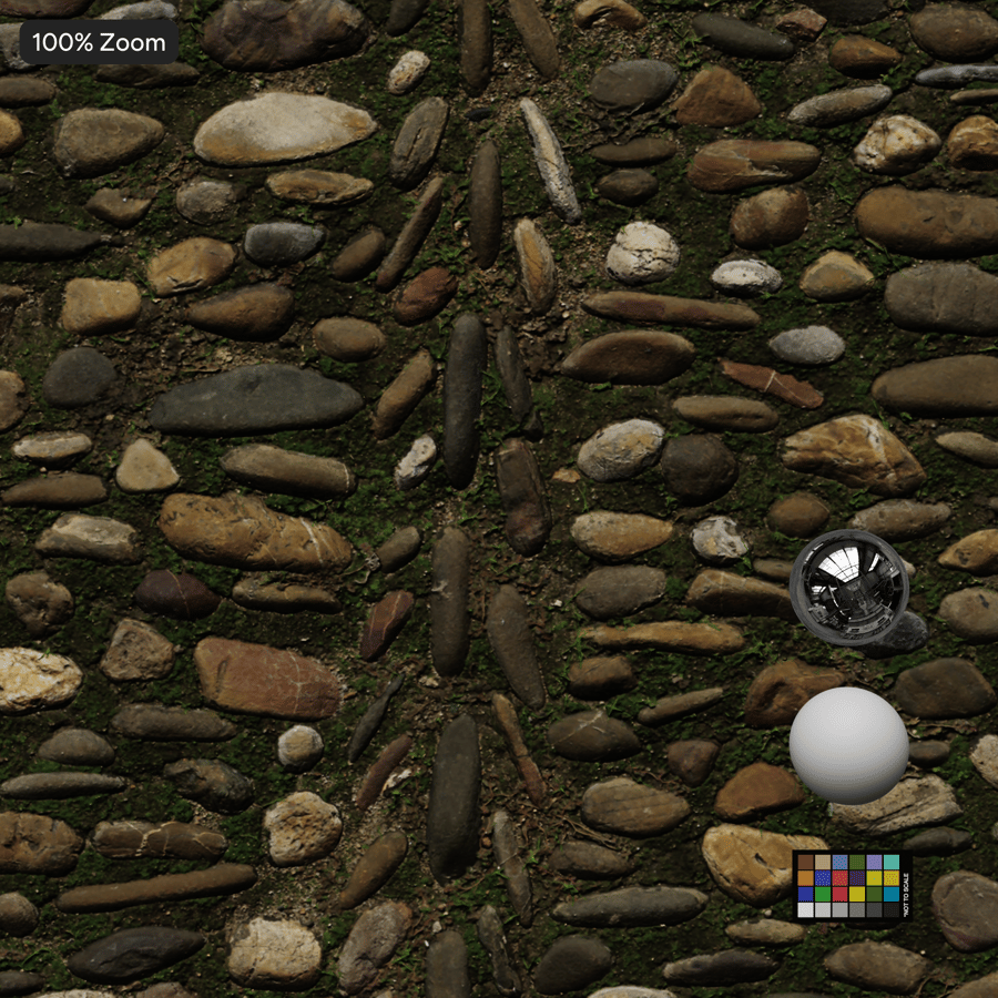 Mossy Cobblestone Texture