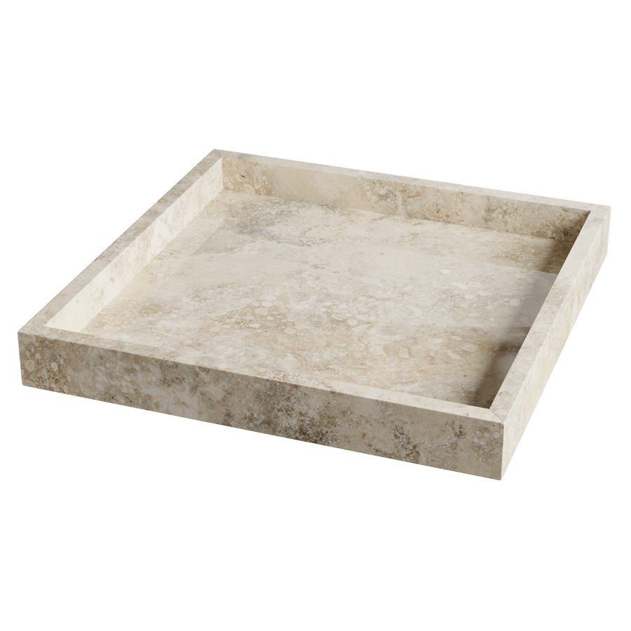 Square Marble Tray Model