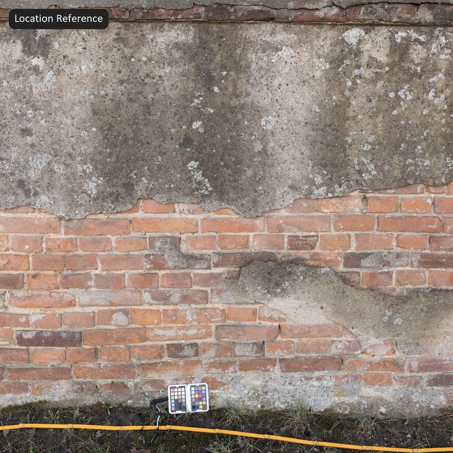Old Plaster on Brick Wall Texture