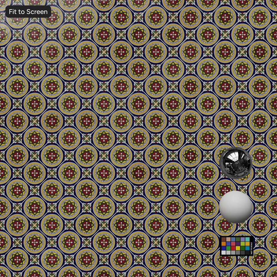 Diamond Talavera Patterned Ceramic Tile Texture
