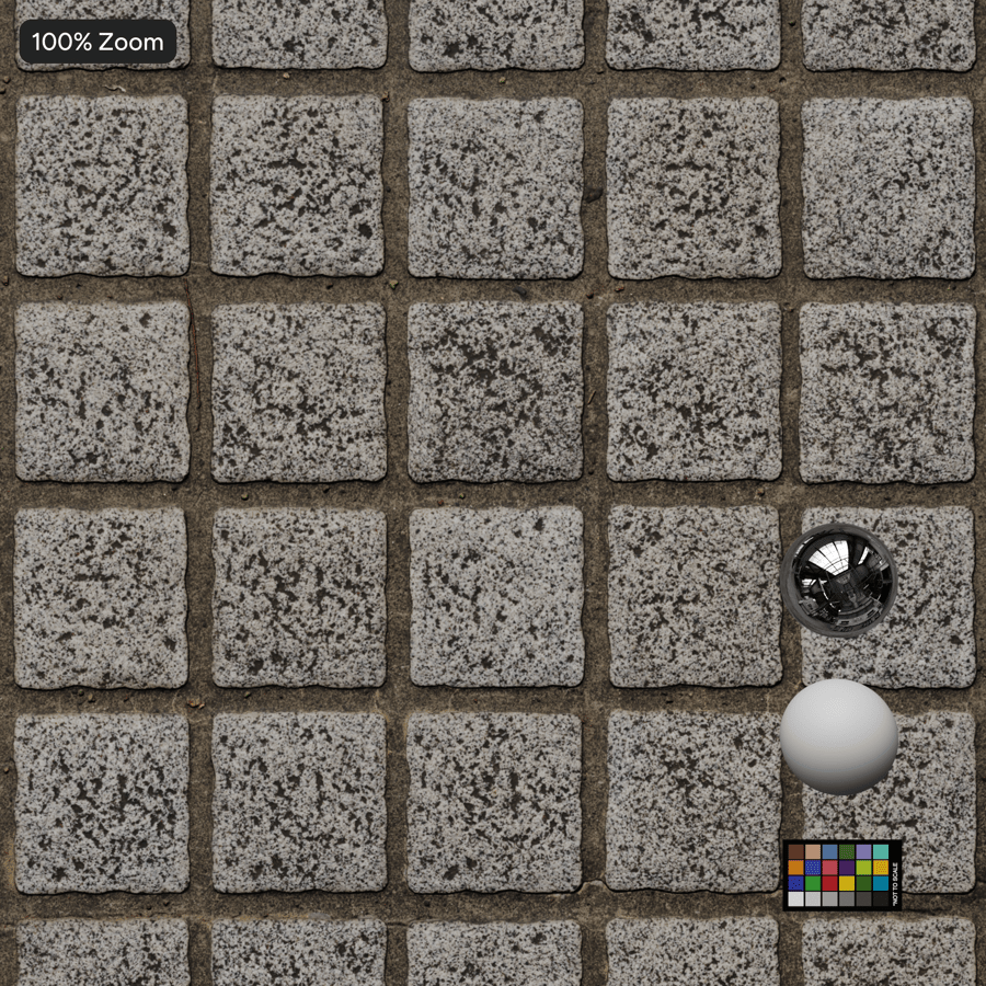 Square Granite Paver Texture