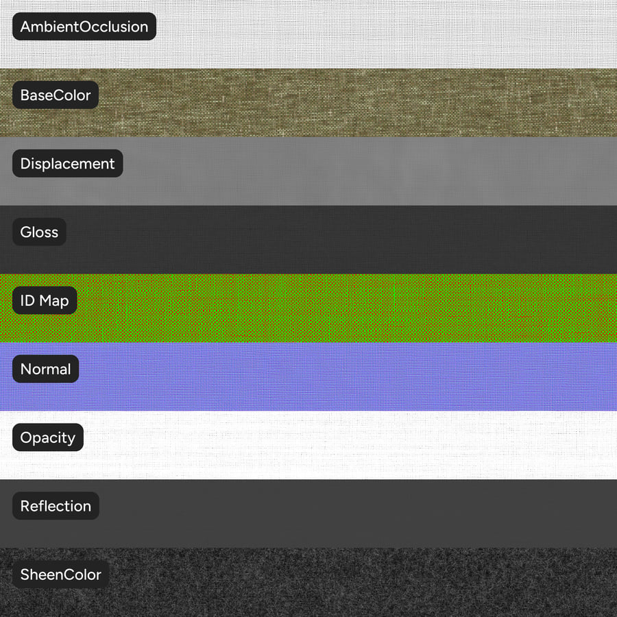 Moss Plain Weave kárpitos szövet textúra, zöld