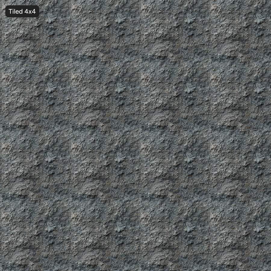Textura de rocha erodida, cinza