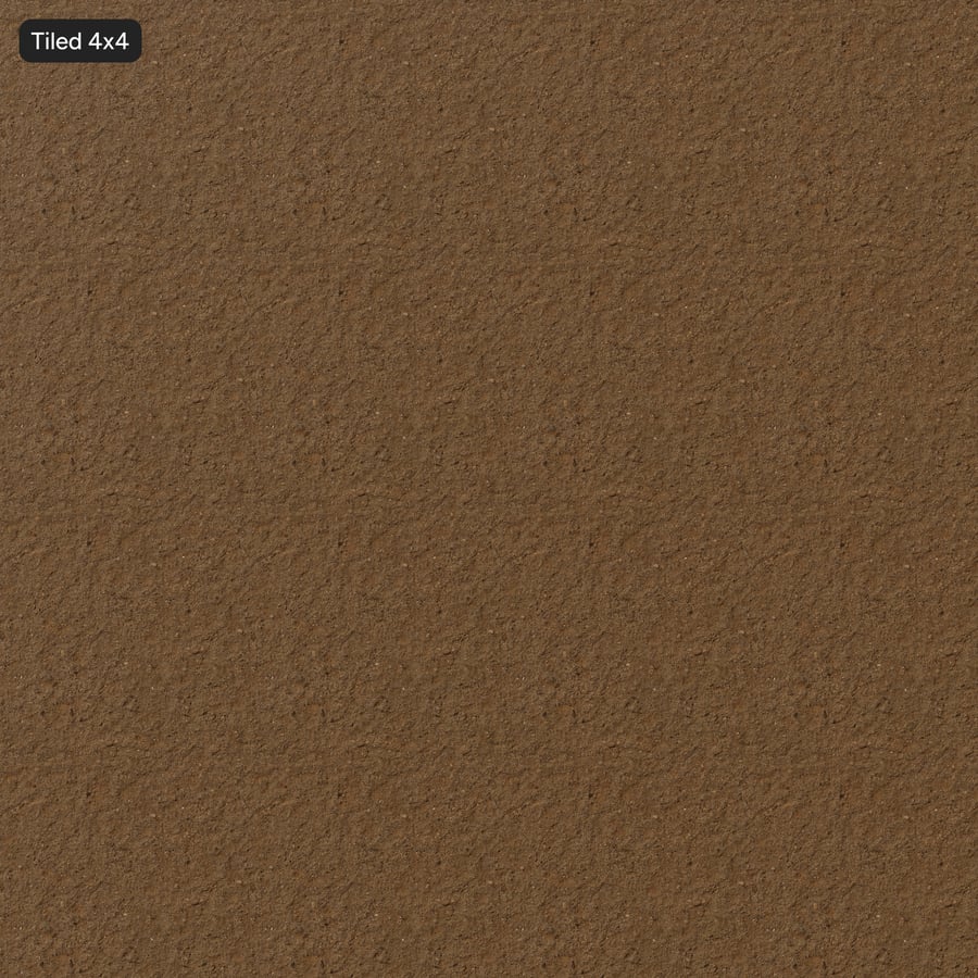 Loose Mixed Soil and Crushed Aggregate Earth Texture, Brown