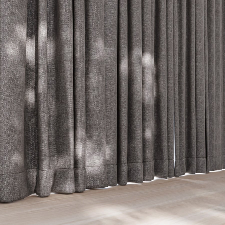 Plain Drapery Upholstery Fabric Texture, Grey