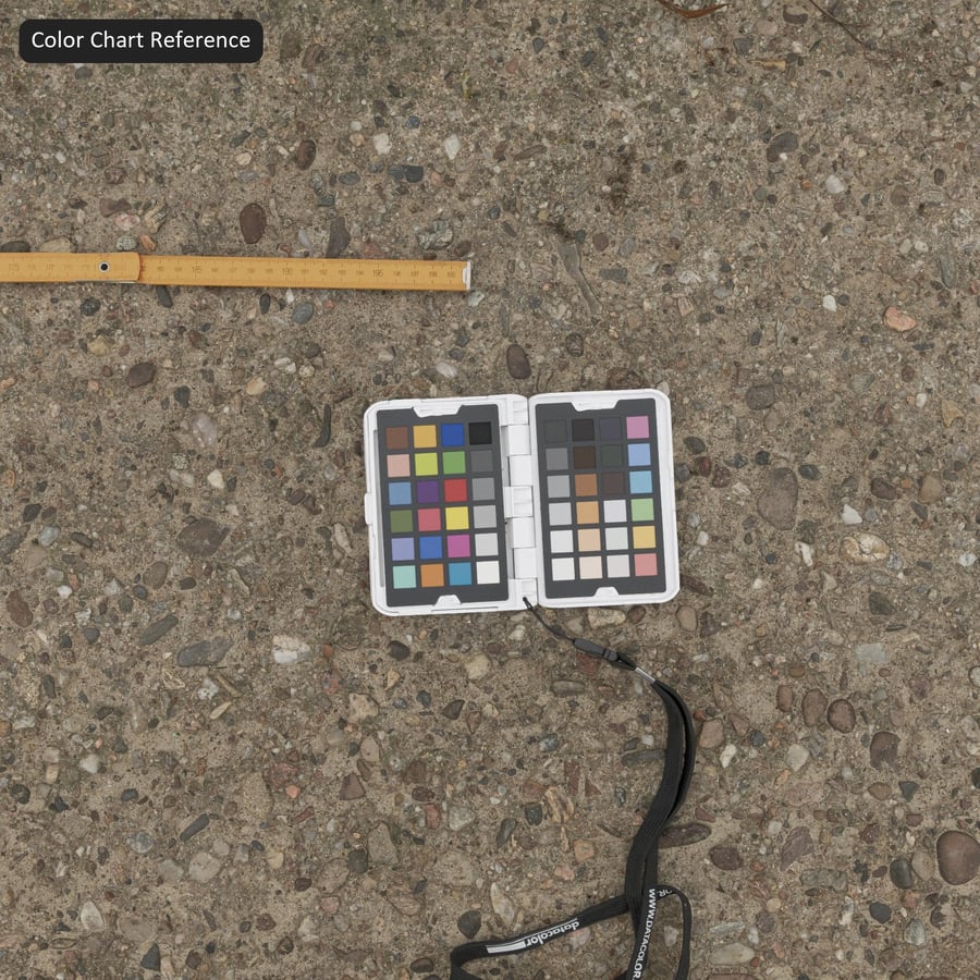 Worn Aggregate Asphalt Texture