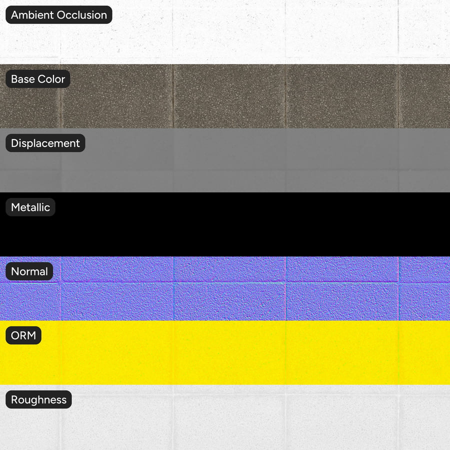 Aggregate Stone Paver Texture