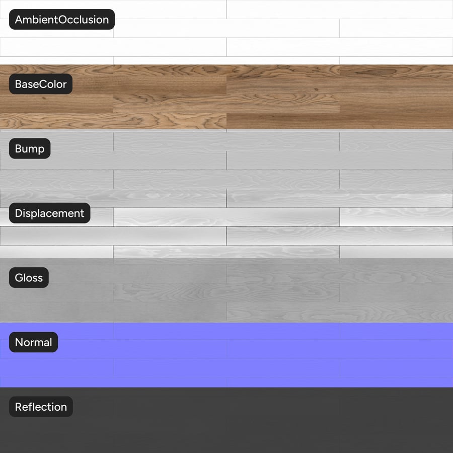 Oak Wood Board Texture, Light Brown