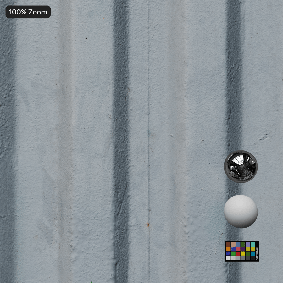 Rostad målad korrugerad metall Textur