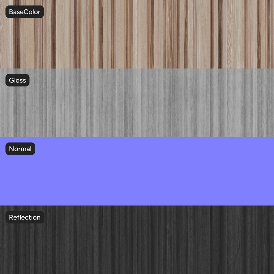 Textura de folheado de carvalho, branqueado