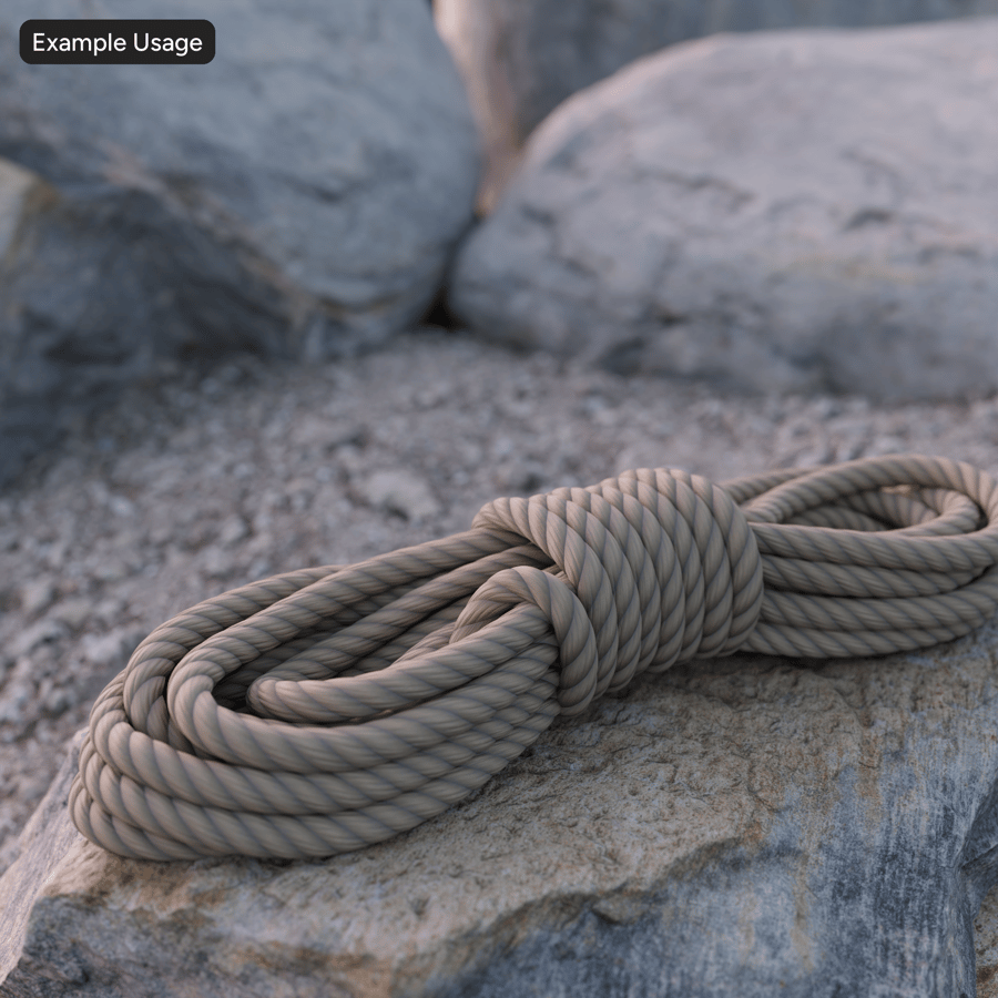 Jute Cord Texture, Brown