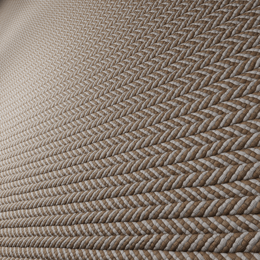 Chevron Jute Weave Texture