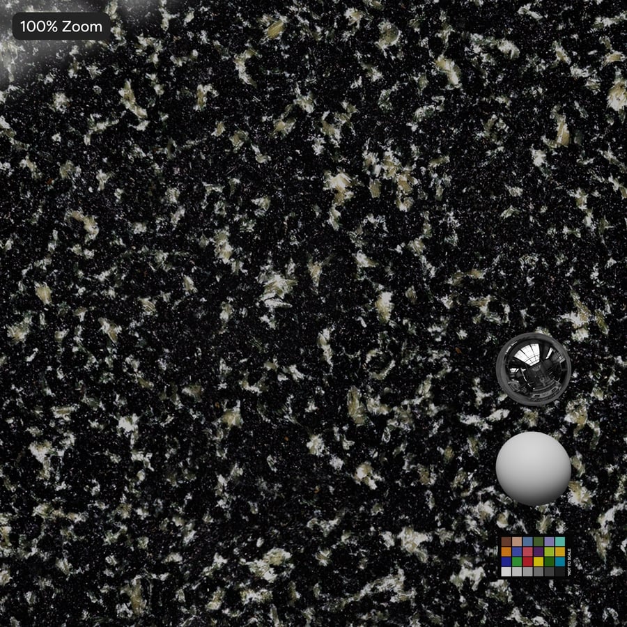 Textura de pedra de granito polido, brilho ébano