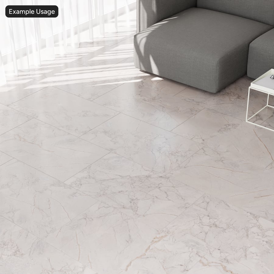 Rectangular Offset Marble Matte Tile Texture, Soap Beige
