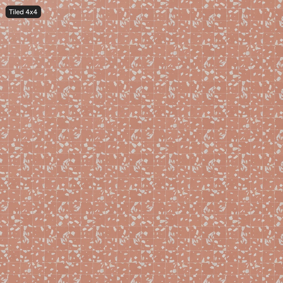 Vierkante Terrazzo Matte Tegelstructuur, Oranje