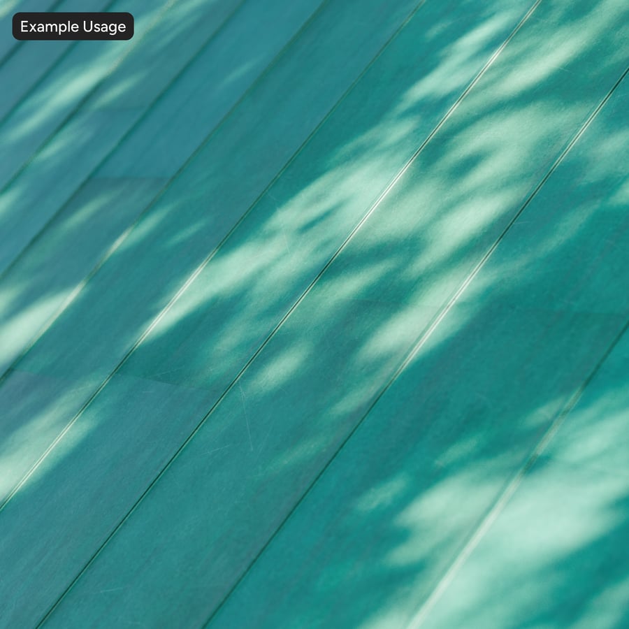 Textura de telhas verticais com pátina de cobre, verde