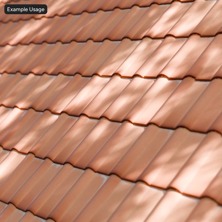 Textura de telhas suíças de terracota, laranja