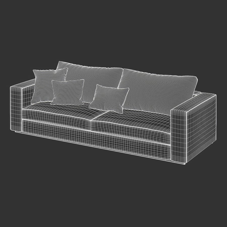 Replica Contemporary Sofa Model, Dark Grey