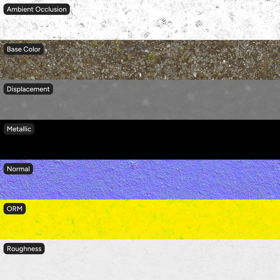 Mossy Gravel Texture