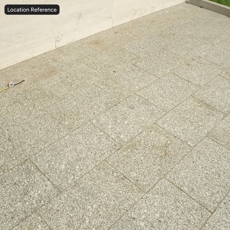 Textura de pavimento de pedra de ladrilho de granito sujo