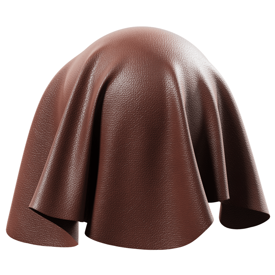 Semi-Cowhide Leather Texture, Metallic Maroon Red